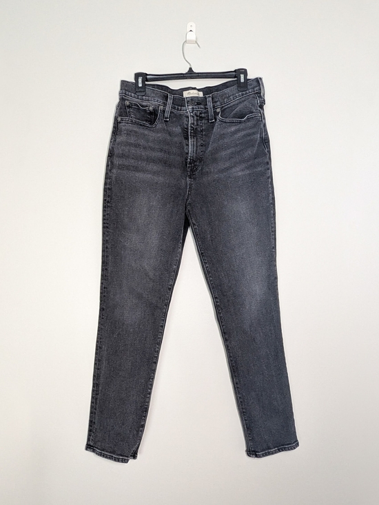 Madewell Denim - Madewell, The Perfect Vintage Jean, Faded Black Wash, Size 29, Straight Leg